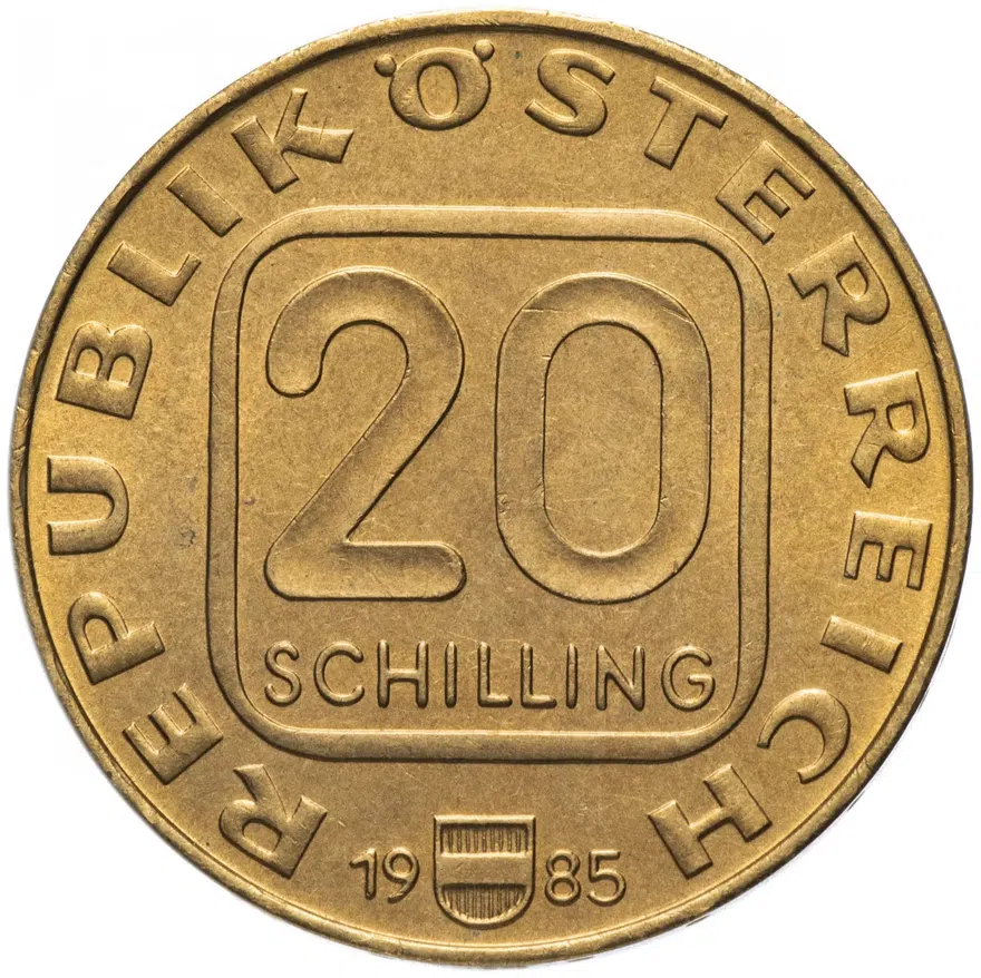 Австрия 20 шиллингов (shillings) 1985 "200 лет Епархии в Линце"