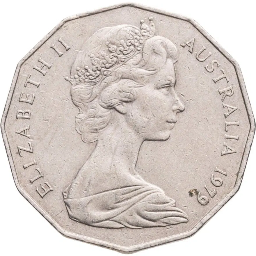 Австралия 50 центов (cents) 1979, реверс