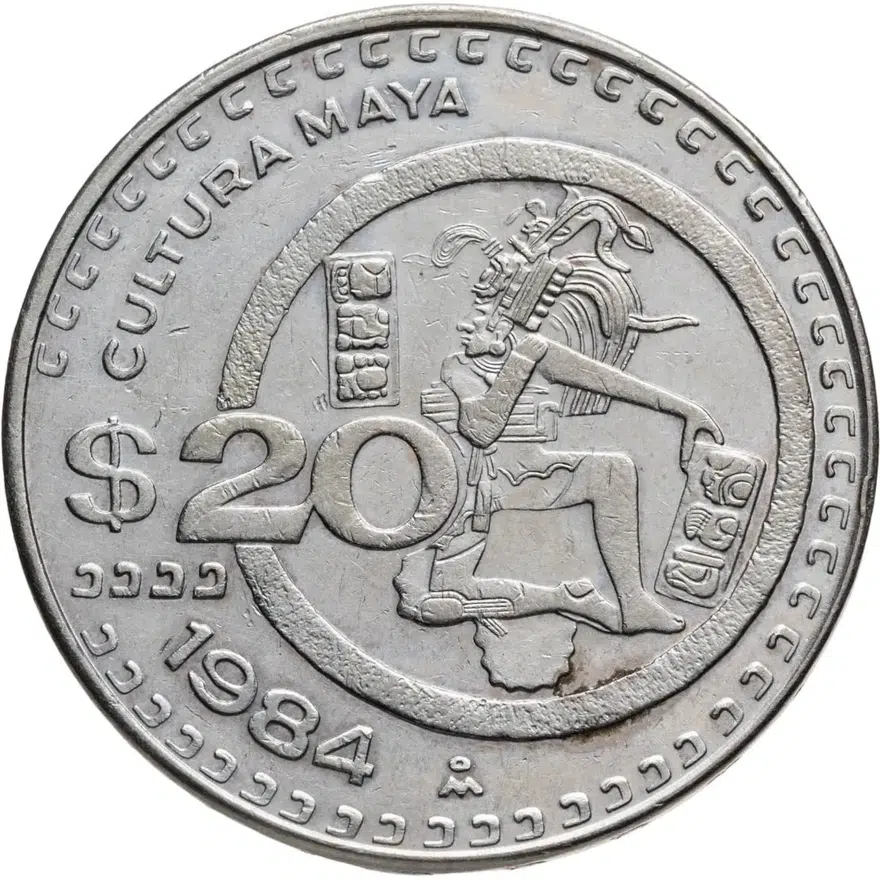 Мексика 20 песо (pesos) 1984