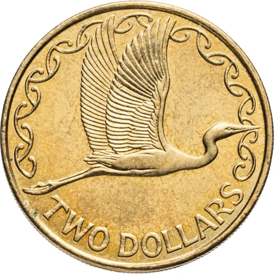 Новая Зеландия 2 доллара (dollars) 2001, реверс