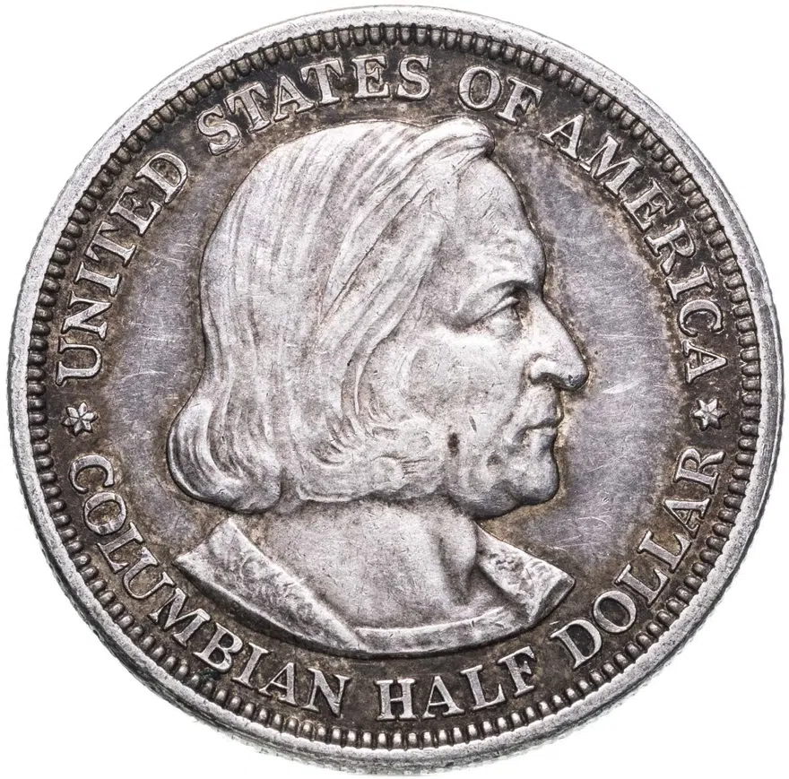 США 50 центов (1/2 доллара, half dollar) 1893  Колумбийская выставка, аверс