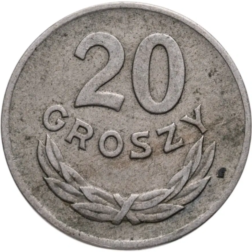 Польша 20 грошей 1949 Медно-никелевый сплав