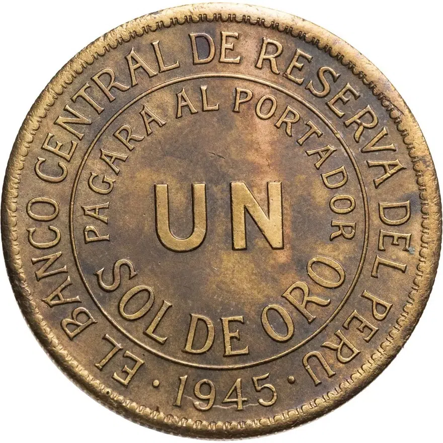 Перу 1 соль (sol) 1945