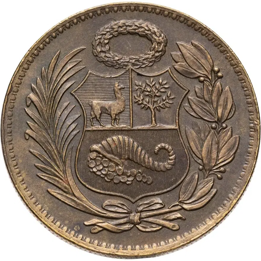 Перу 1 соль (sol) 1945, реверс