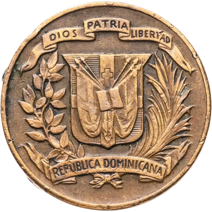 Доминикана 1 сентаво (centavo) 1944, реверс
