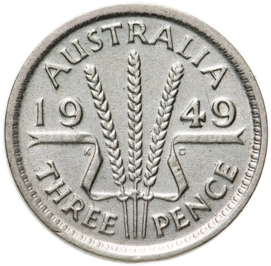 Австралия 3 пенса (pence) 1949