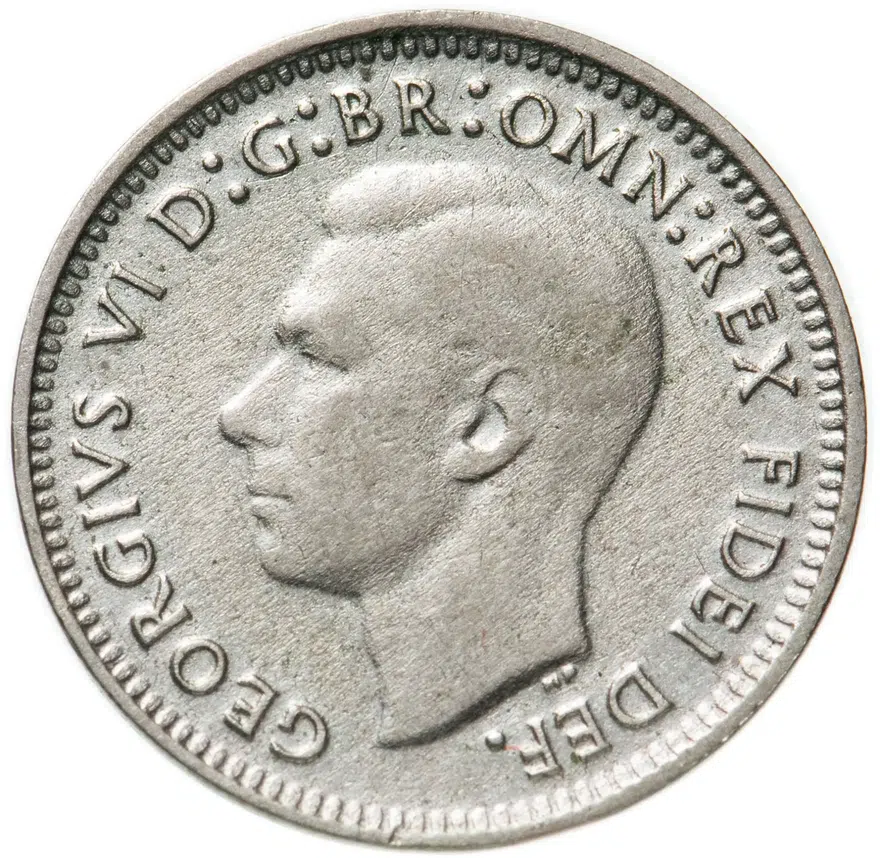 Австралия 3 пенса (pence) 1949, реверс