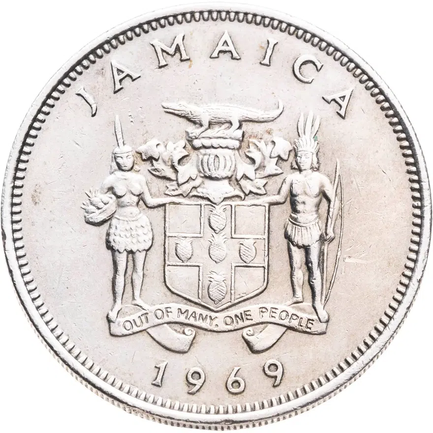 Ямайка 20 центов (cents) 1969