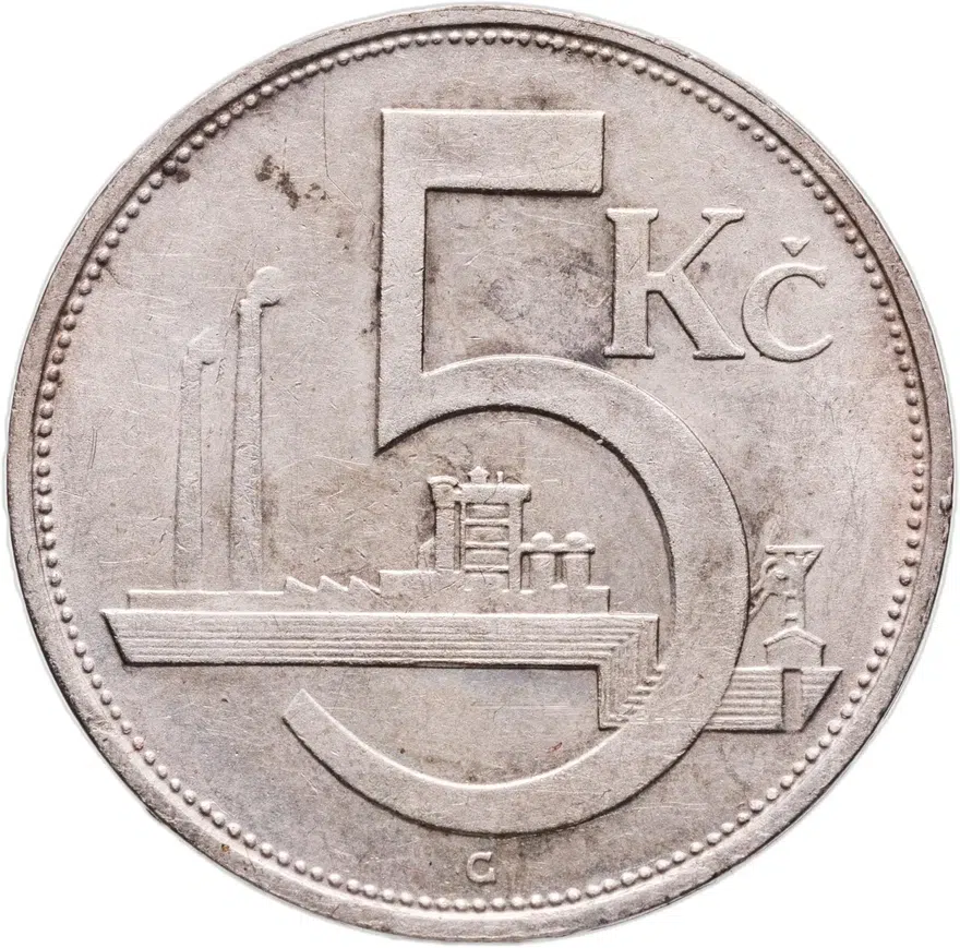 Чехословакия 5 крон (korun) 1930