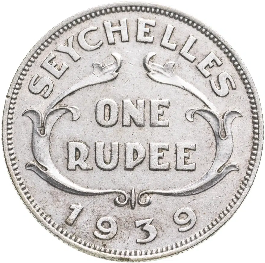 Сейшельские острова 1 рупия (rupee) 1939