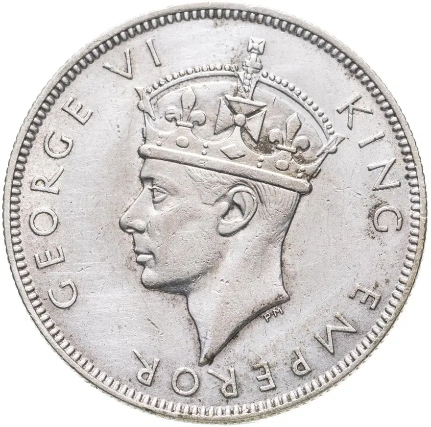 Сейшельские острова 1 рупия (rupee) 1939, реверс