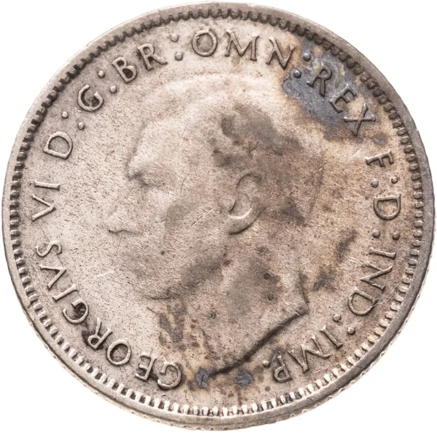 Австралия 6 пенсов (pence) 1946, реверс
