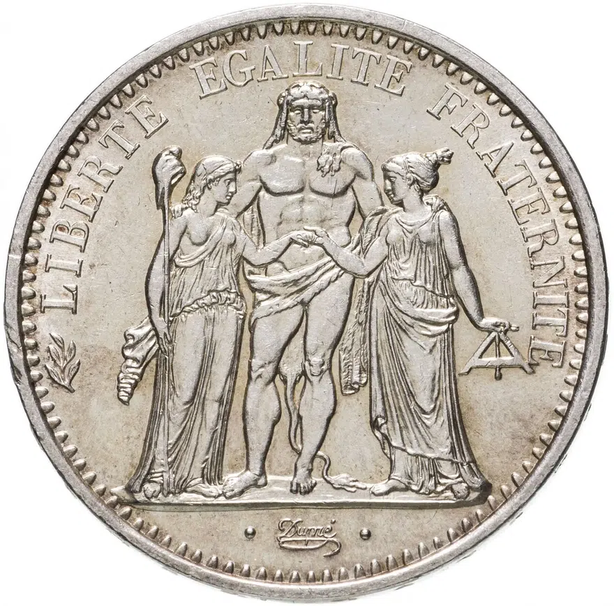 Франция 10 франков (francs) 1968, аверс