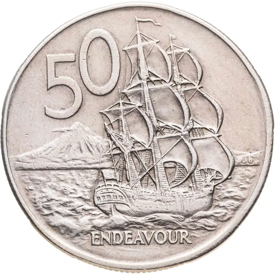 Новая Зеландия 50 центов (cents) 1973