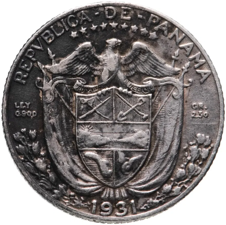 Панама 1/10 бальбоа (balboa) 1931, реверс