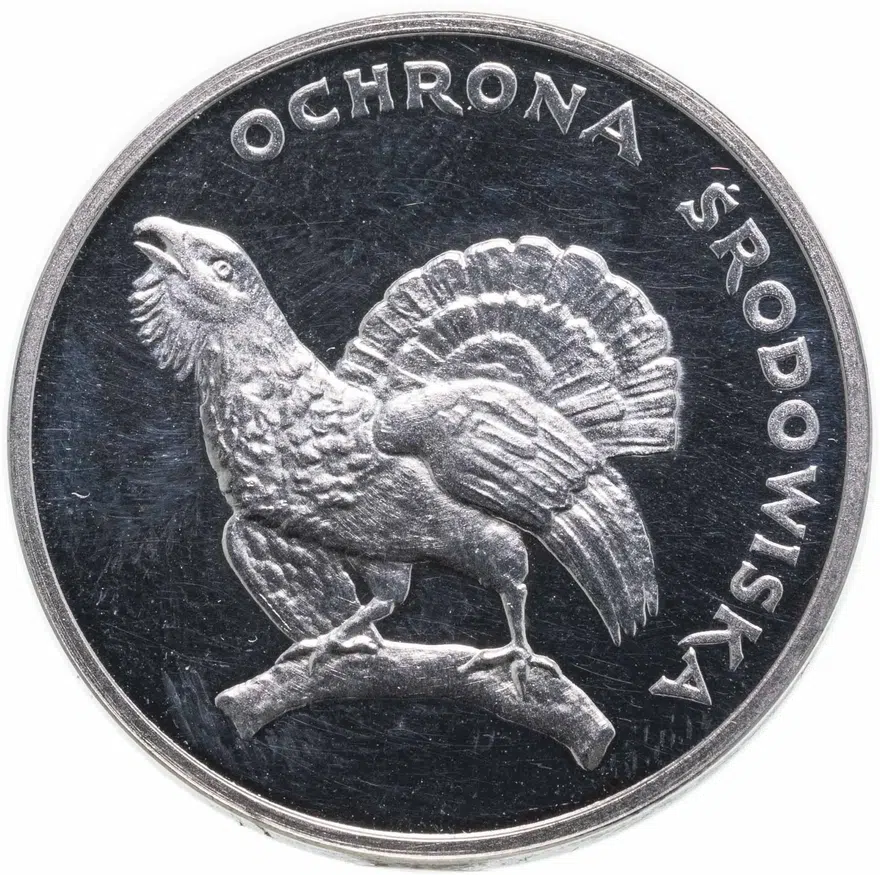 Польша 100 злотых (zlotych) 1980 "Охрана окружающей среды - Глухарь"