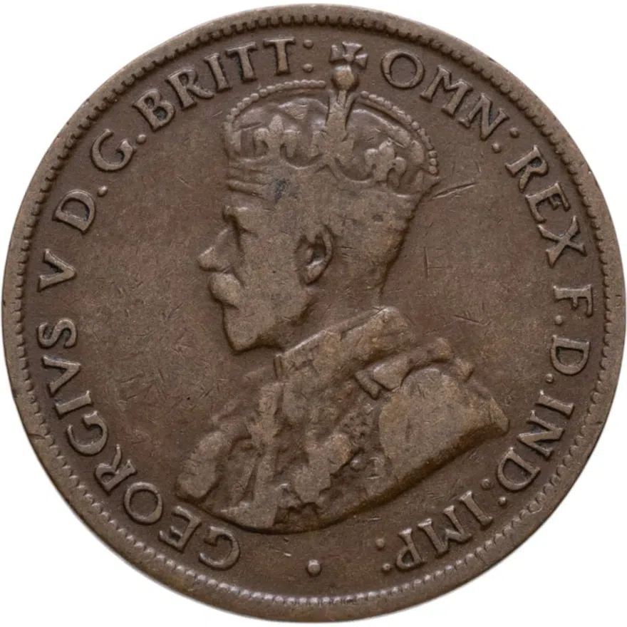 Австралия 1/2 пенни (penny) 1922