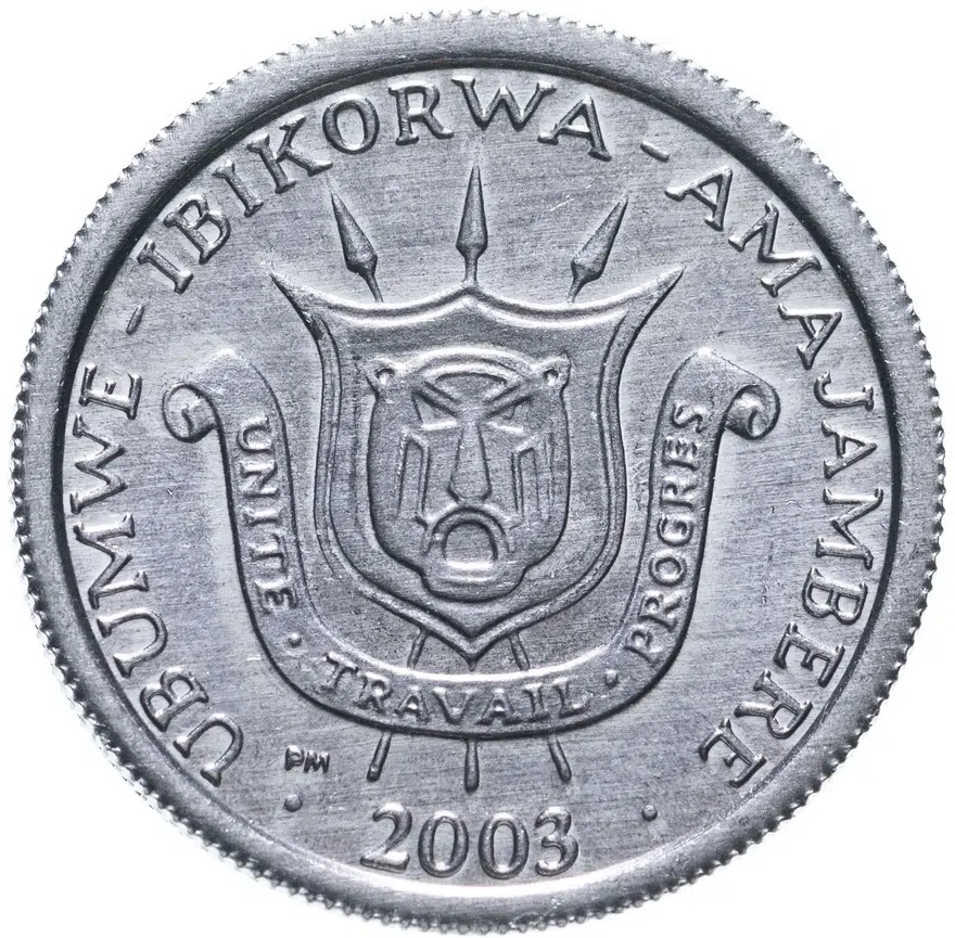 Бурунди 1 франк (franc) 2003
