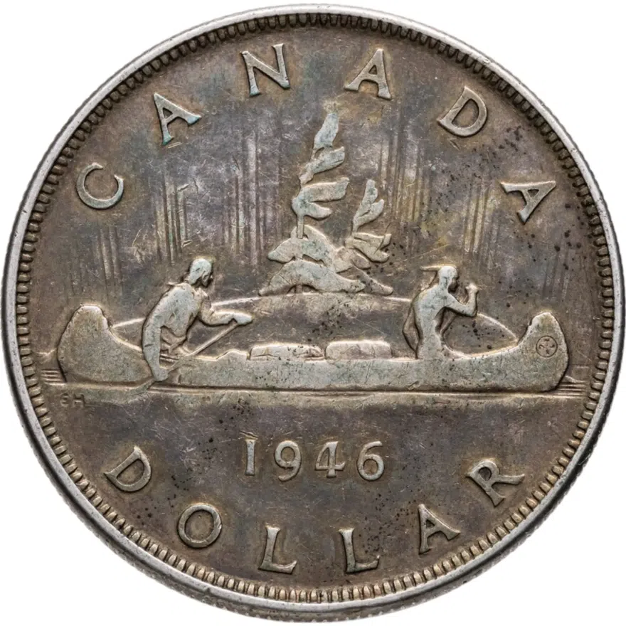 Канада 1 доллар (dollar) 1946