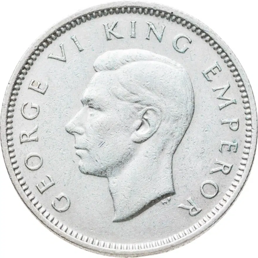 Новая Зеландия 6 пенсов (pence) 1945, реверс