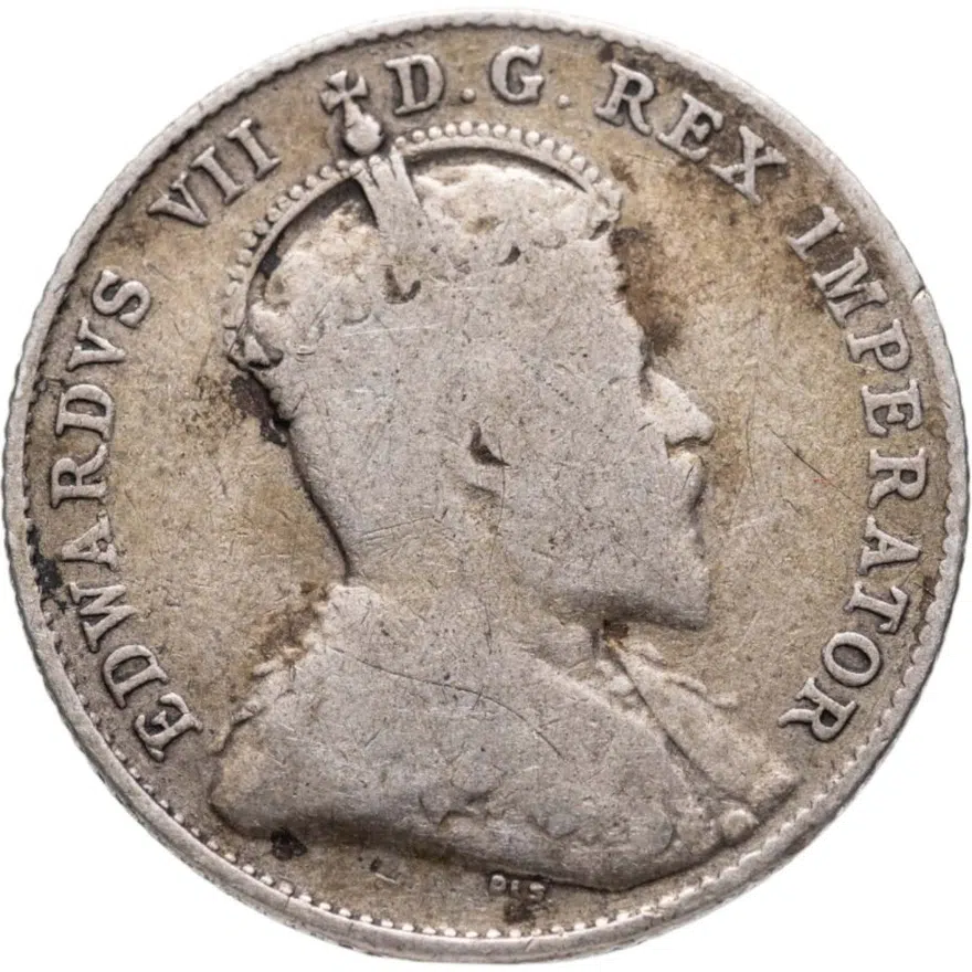 Канада 10 центов (cents) 1906, реверс