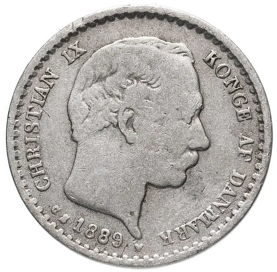 Дания 10 эре (ore) 1889