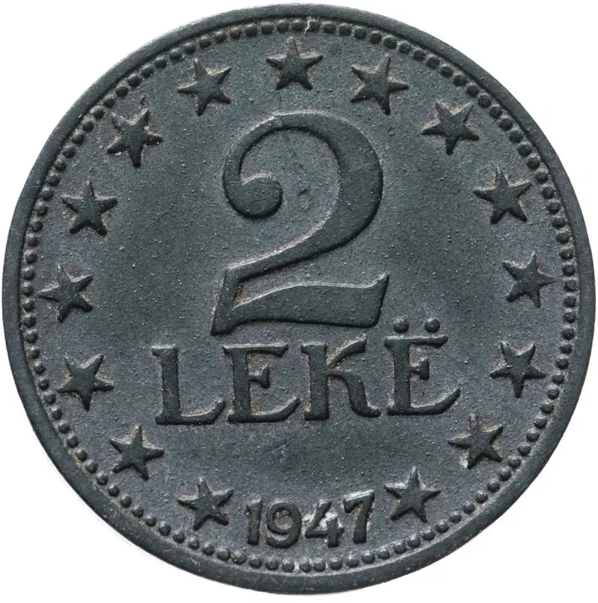 Албания 2 лека (leke) 1947