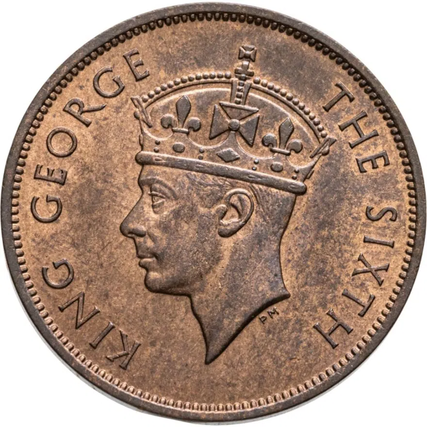 Британский Гондурас 1 цент (cent) 1950, реверс