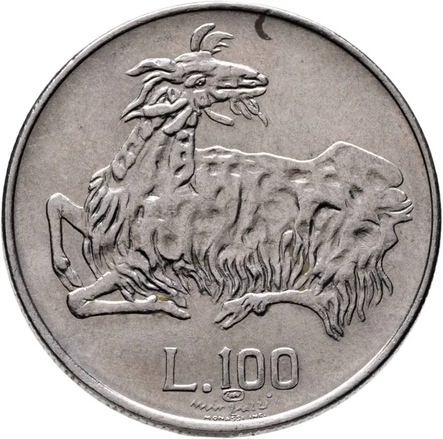 Сан-Марино 100 лир (lire) 1974
