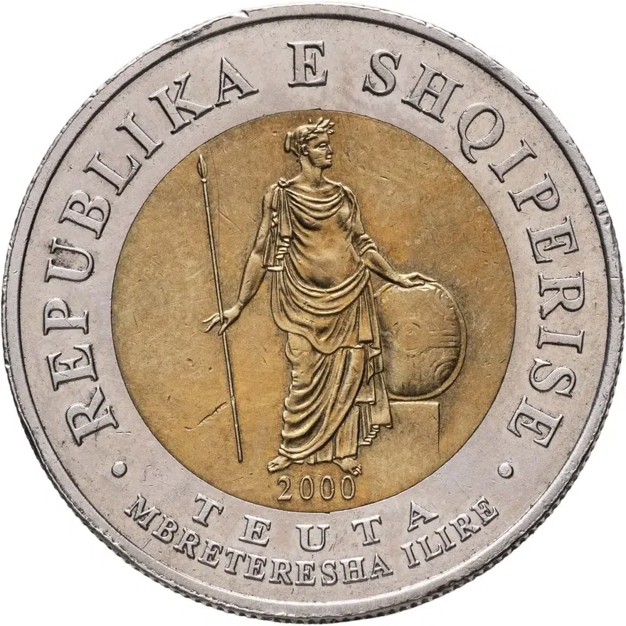 Албания 100 леков (leke) 2000, реверс