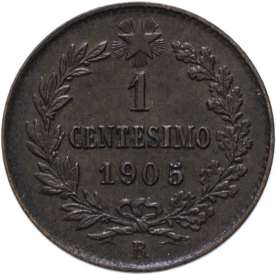 Италия 1 чентезимо (centesimo) 1905