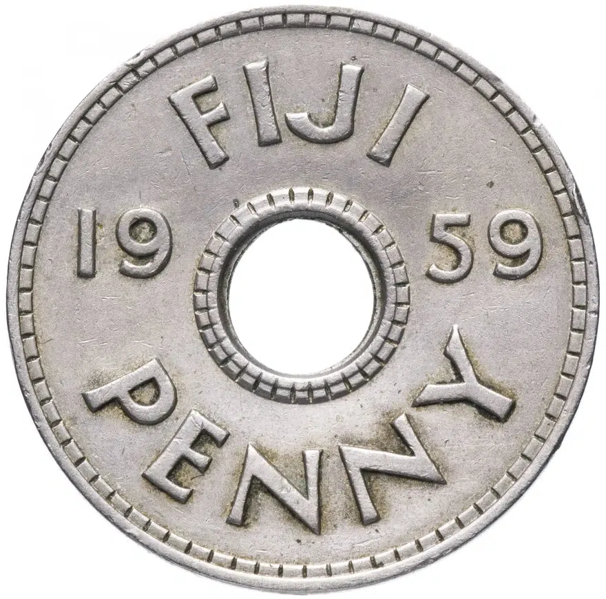Фиджи 1 пенни (penny) 1959, реверс