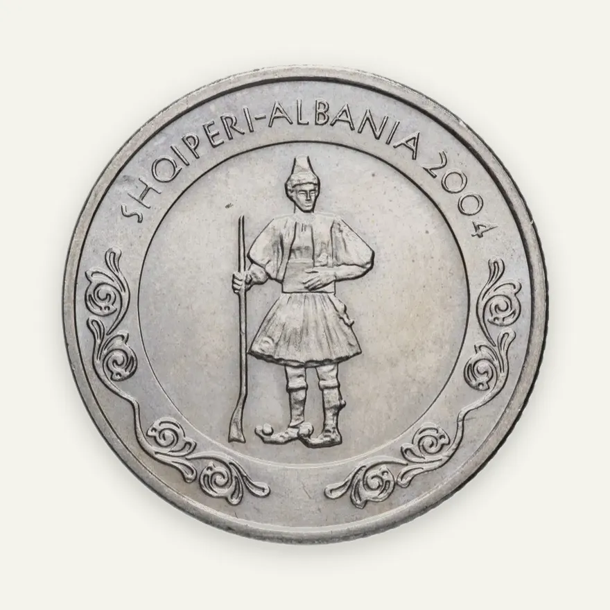 Албания 50 леков (leke) 2004 "Солдат", реверс