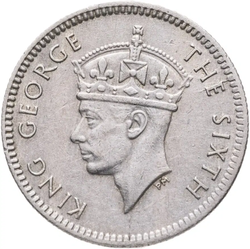 Малайя 5 центов (cents) 1950, реверс