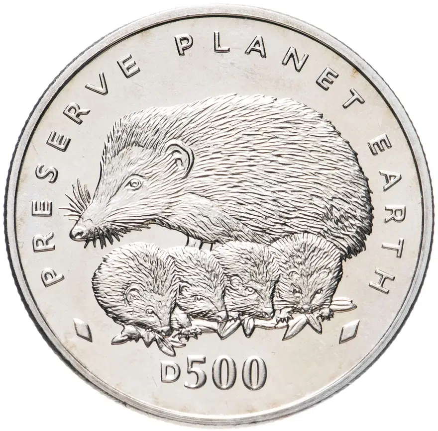 Босния и Герцеговина 500 динаров (dinara) 1995 Ежи