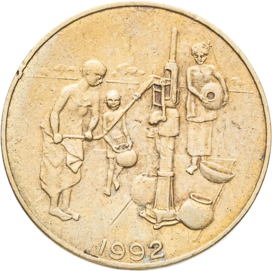 Западная Африка (BCEAO) 10 франков (francs) 1992, реверс