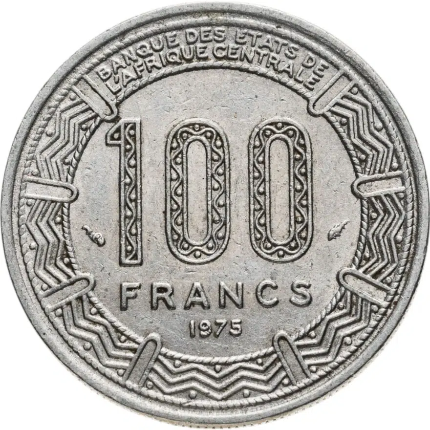 Камерун 100 франков (francs) 1975