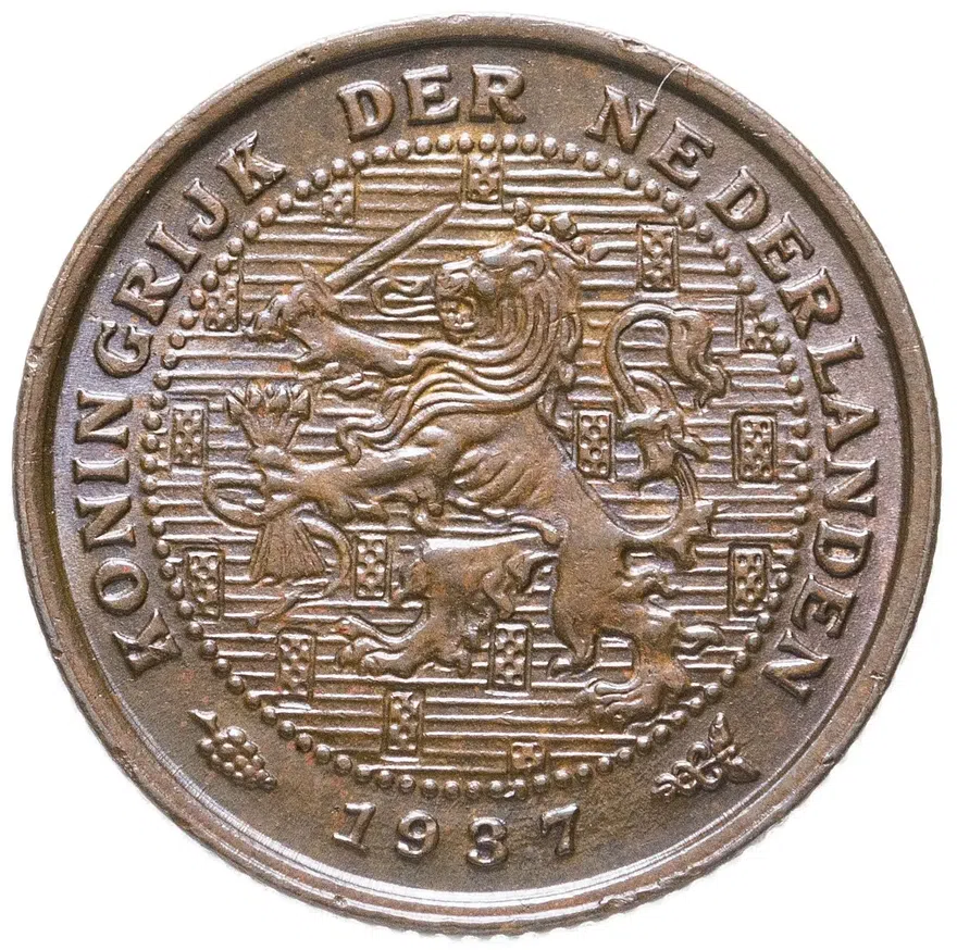 Нидерланды 1/2 цента (cent) 1937