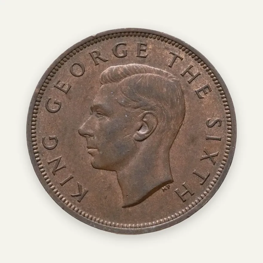 Новая Зеландия 1 пенни (penny) 1949, реверс