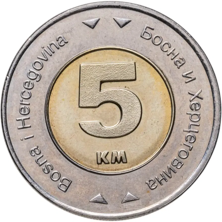 Босния и Герцеговина 5 марок (км, maraka) 2009