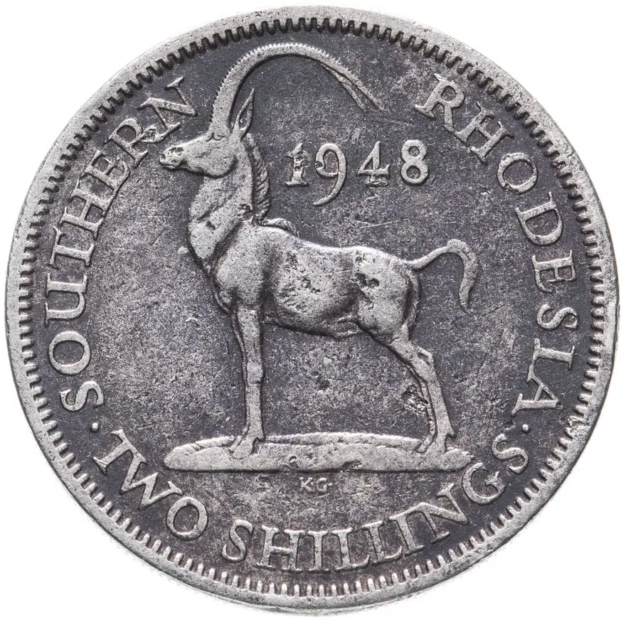Южная Родезия 2 шиллинга (shillings) 1948