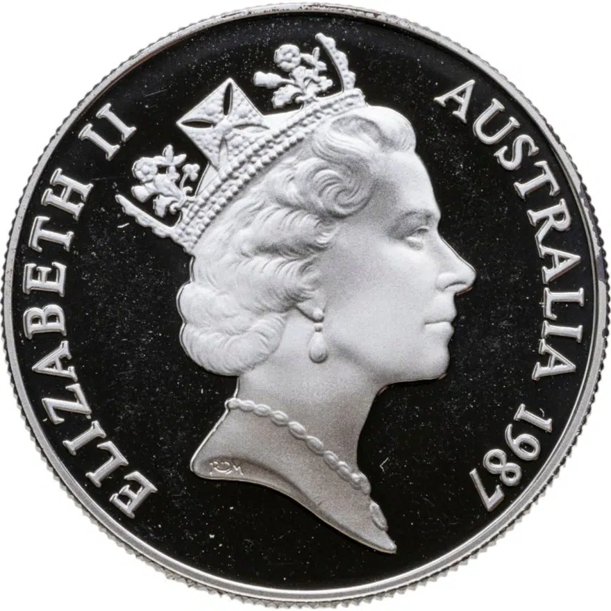 Австралия 10 долларов (dollars) 1987 Новый Южный Уэльс, реверс