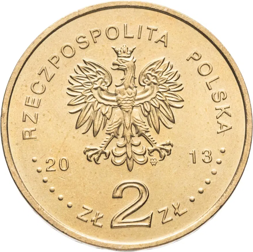 Польша 2 злотых (zlote) 2013  Польские суда - Ракетный эсминец "Варшава", реверс