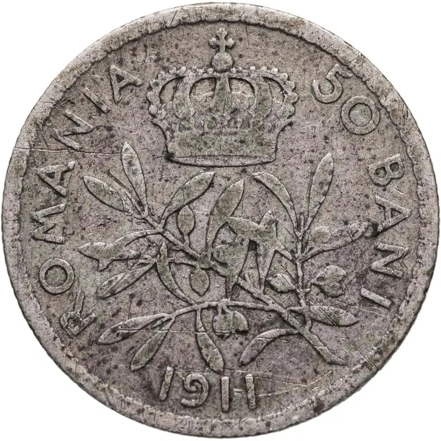 Румыния 50 банов (bani) 1911