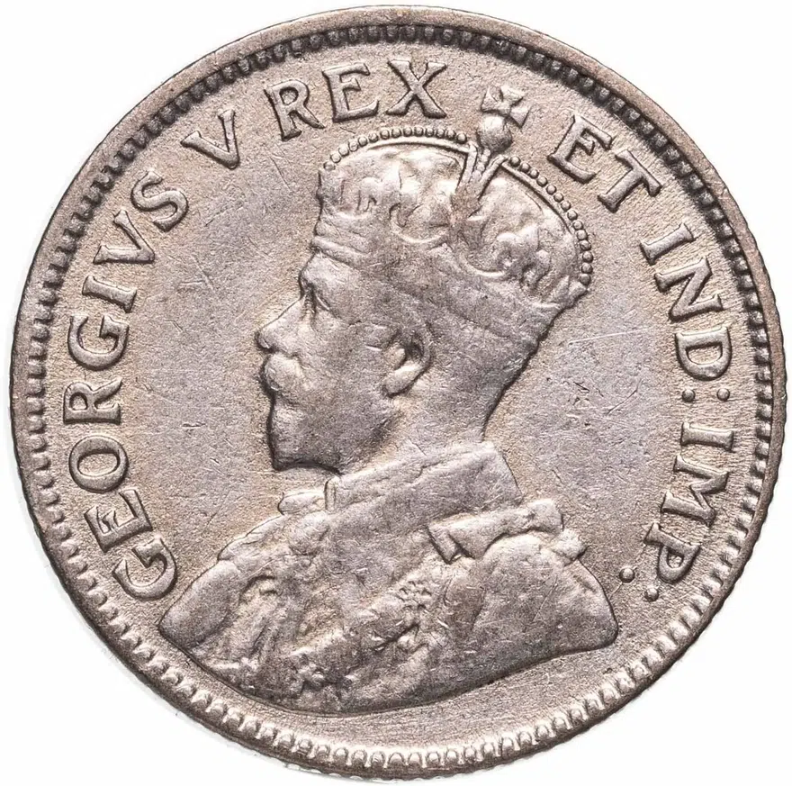 Британская Восточная Африка 50 центов (cents) 1921, реверс