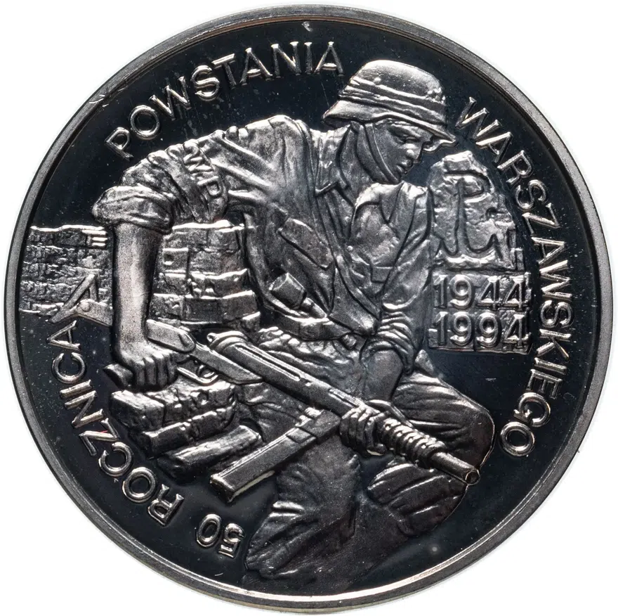Польша 100000 злотых (zlotych) 1994  50 лет Варшавскому восстанию, аверс