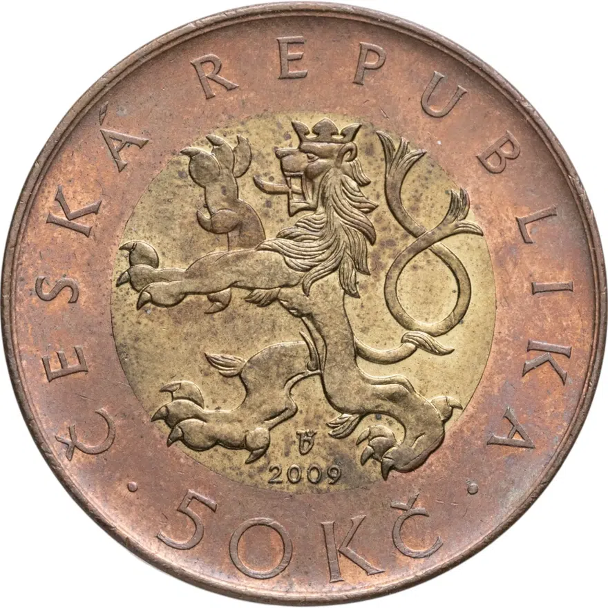 Чехия 50 крон (korun) 2009