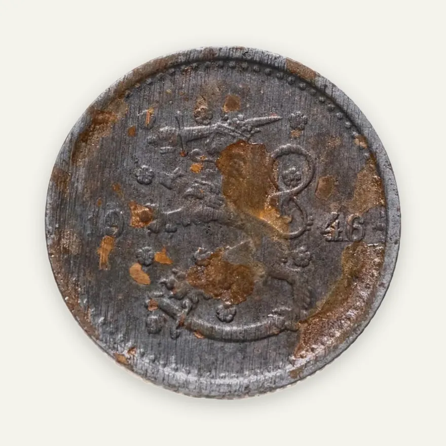 Финляндия 50 пенни (pennia) 1946, реверс