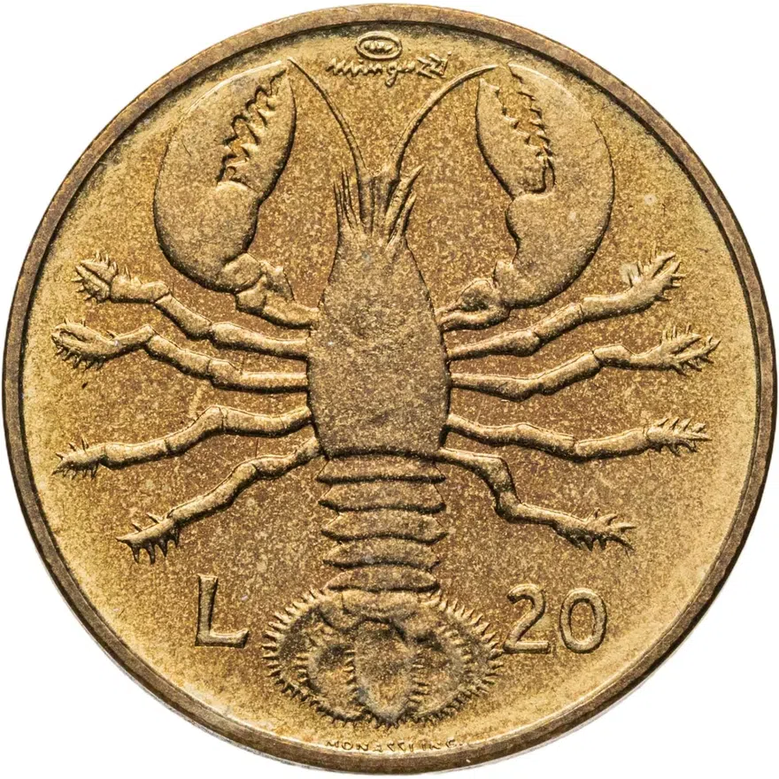 Сан-Марино 20 лир (lire) 1974