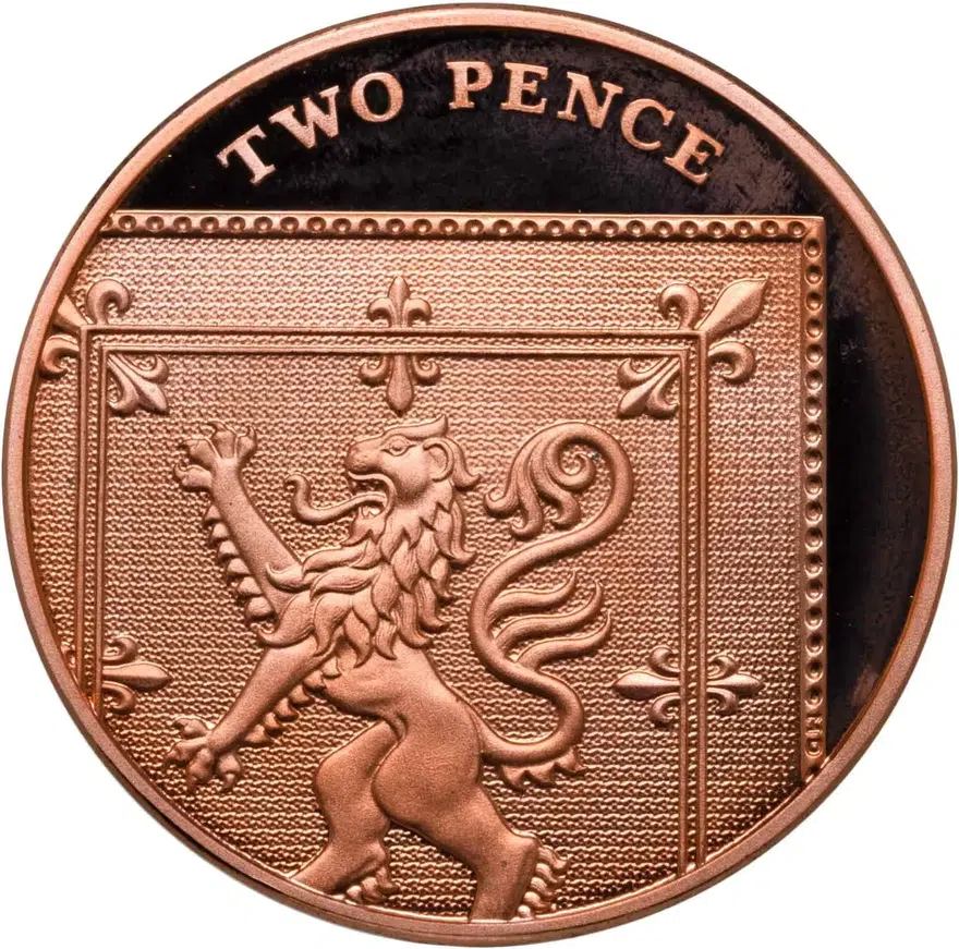 Великобритания 2 пенса (penсе) 2013, аверс